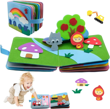 Carte educativă Montessori cu activități senzoriale [4]