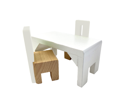 Casă de păpuși XXL cu spațiu exterior, set de joacă complex [9]