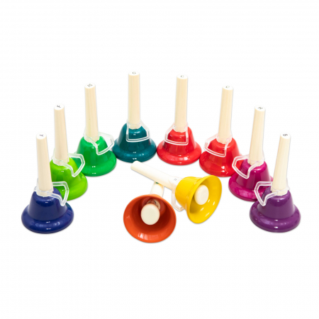Set de 10 clopoței acordați diatonic, cu oprire [2]