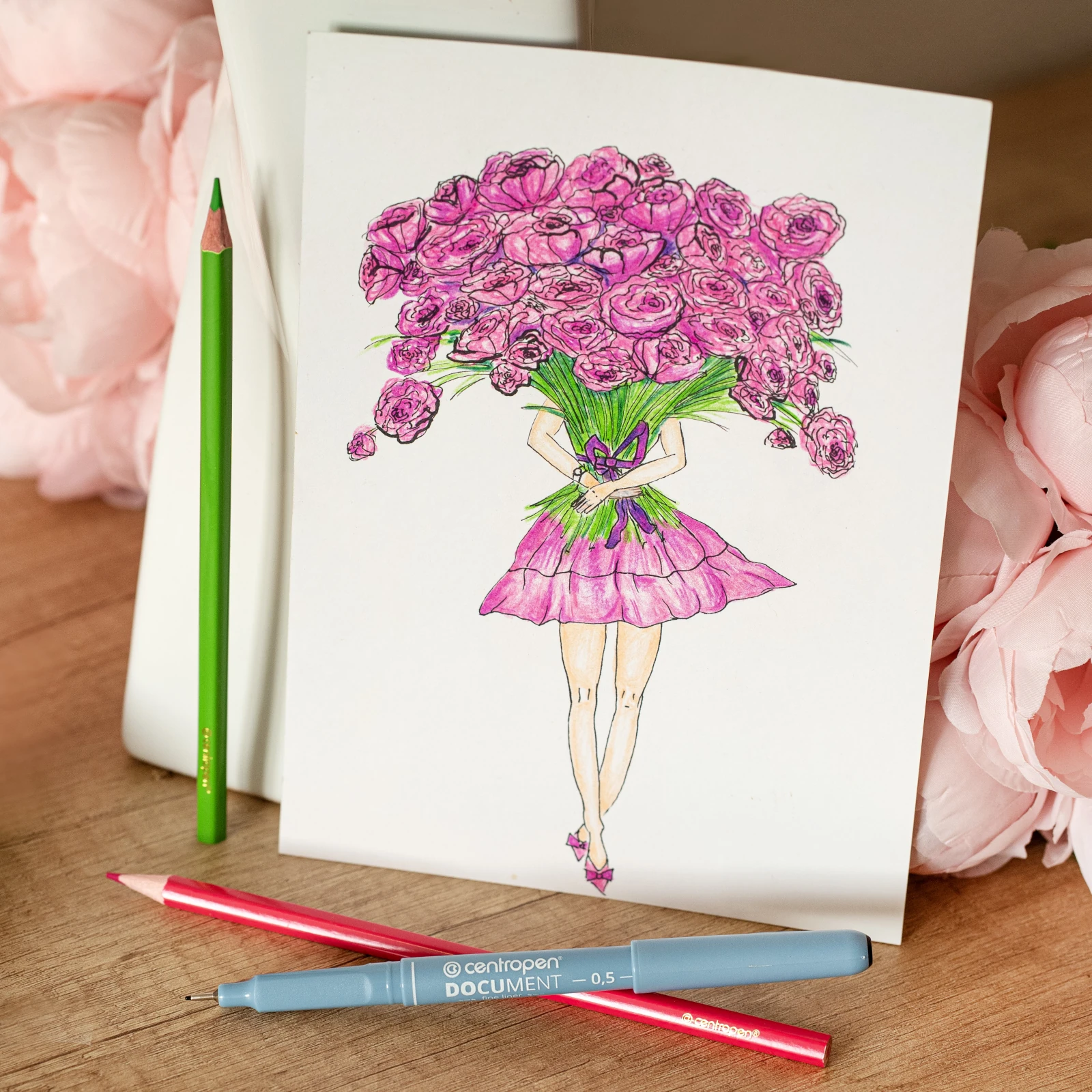 Set de 12 creioane colorate în cutie [2]