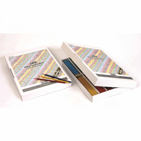 Instrumente de scris - Creioane hexagonale colorate normale 288 buc