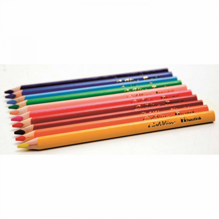 Creioane triunghiulare colorate groase 12 buc [3]