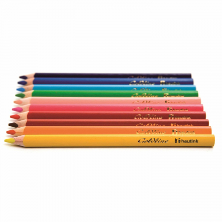 Creioane triunghiulare colorate groase 12 buc [4]