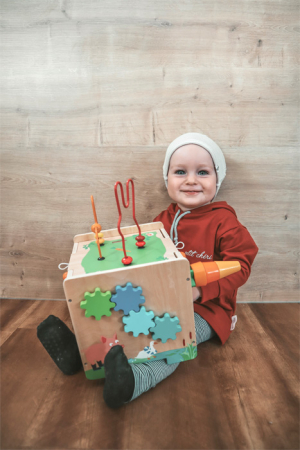Cub de activități din lemn - Iepuraș [8]