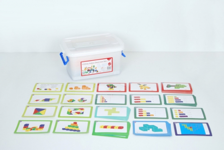 Cuburi de construcții interconectabile, Edx Education, set de 500 bucăți, multicolor [1]