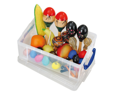 Instrumente muzicale - Cutie cu instrumente muzicale de tip shaker