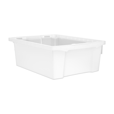 Cutie de depozitare stivuibilă pentru școală și grădiniță, mărimea M - transparent [3]