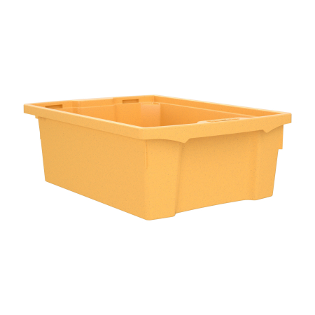 Cutie de depozitare stivuibilă pentru școală și grădiniță, mărimea M - curry [3]
