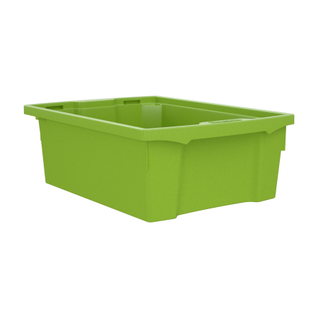 Cutie de depozitare stivuibilă pentru școală și grădiniță, mărimea M - verde [3]