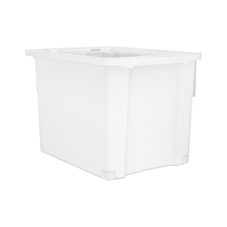 Cutie de depozitare stivuibilă pentru școală și grădiniță, mărimea XL - transparent [3]
