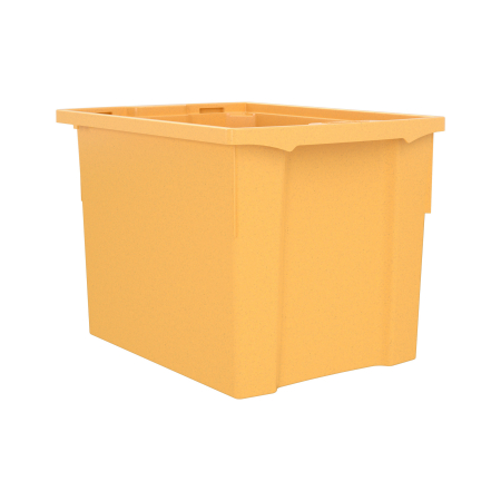 Cutie de depozitare stivuibilă pentru școală și grădiniță, mărimea XL - curry [3]