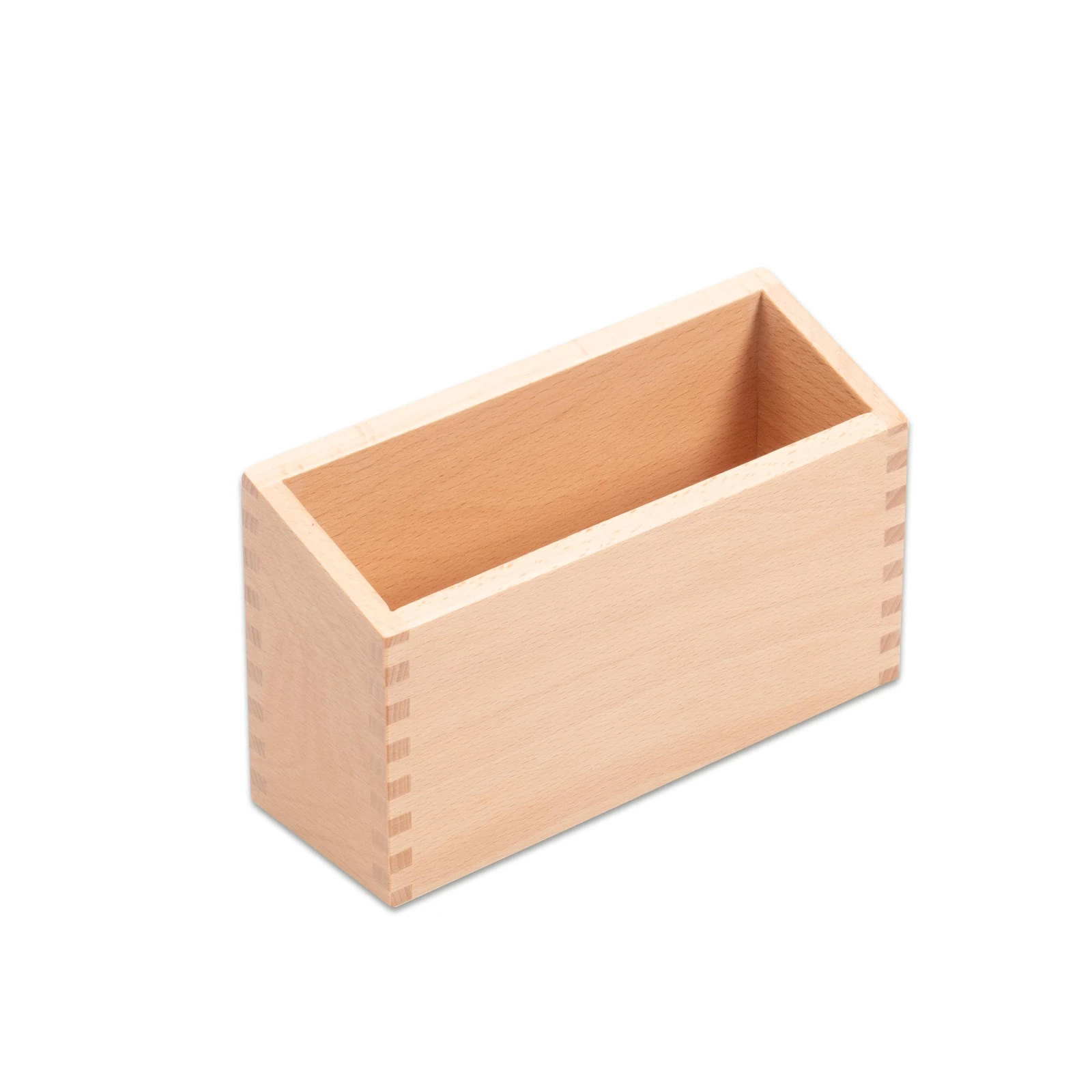 Stimulare tactila - Cutie din lemn pentru 10 plăci tactile și senzoriale