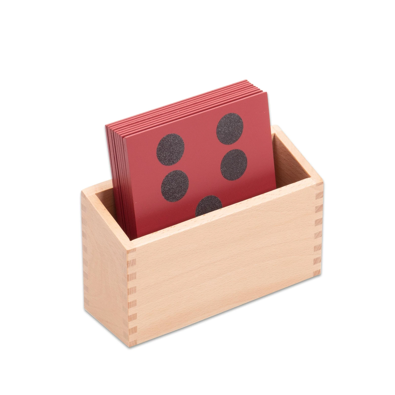 Cutie din lemn pentru 10 plăci tactile și senzoriale [3]