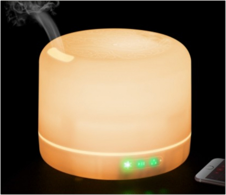 Difuzor de aromă multifuncțional cu schimbare de culoare și boxe [8]