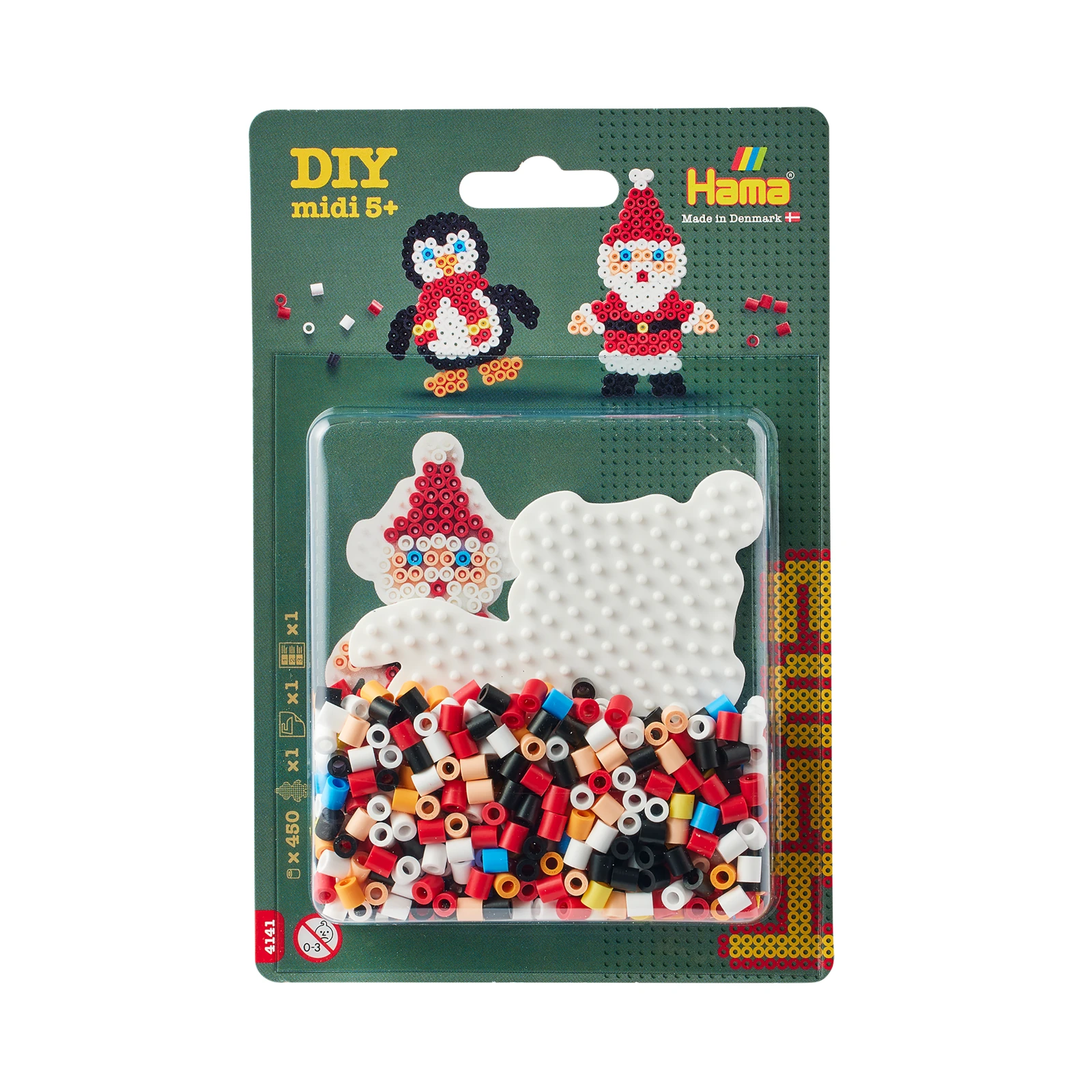 Produse - Pinguin - 450 mărgele Hama midi în blister