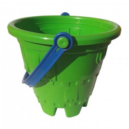 Apa si nisip - Găleată verde pentru castel din nisip