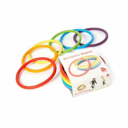 Echilibru - Inele de activități set de 6 buc/6 culori