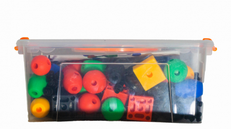 Joc de construcții 3-D Connect, Vinco, set de 140 piese, multicolor [4]