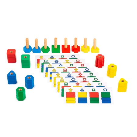 Joc de dezvoltare a motricității - Șuruburi și piulițe [2]