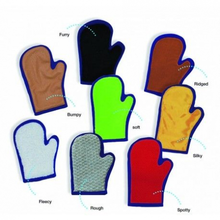 Echipamente camere senzoriale - Mănuși tactile, set de 8 bucăți