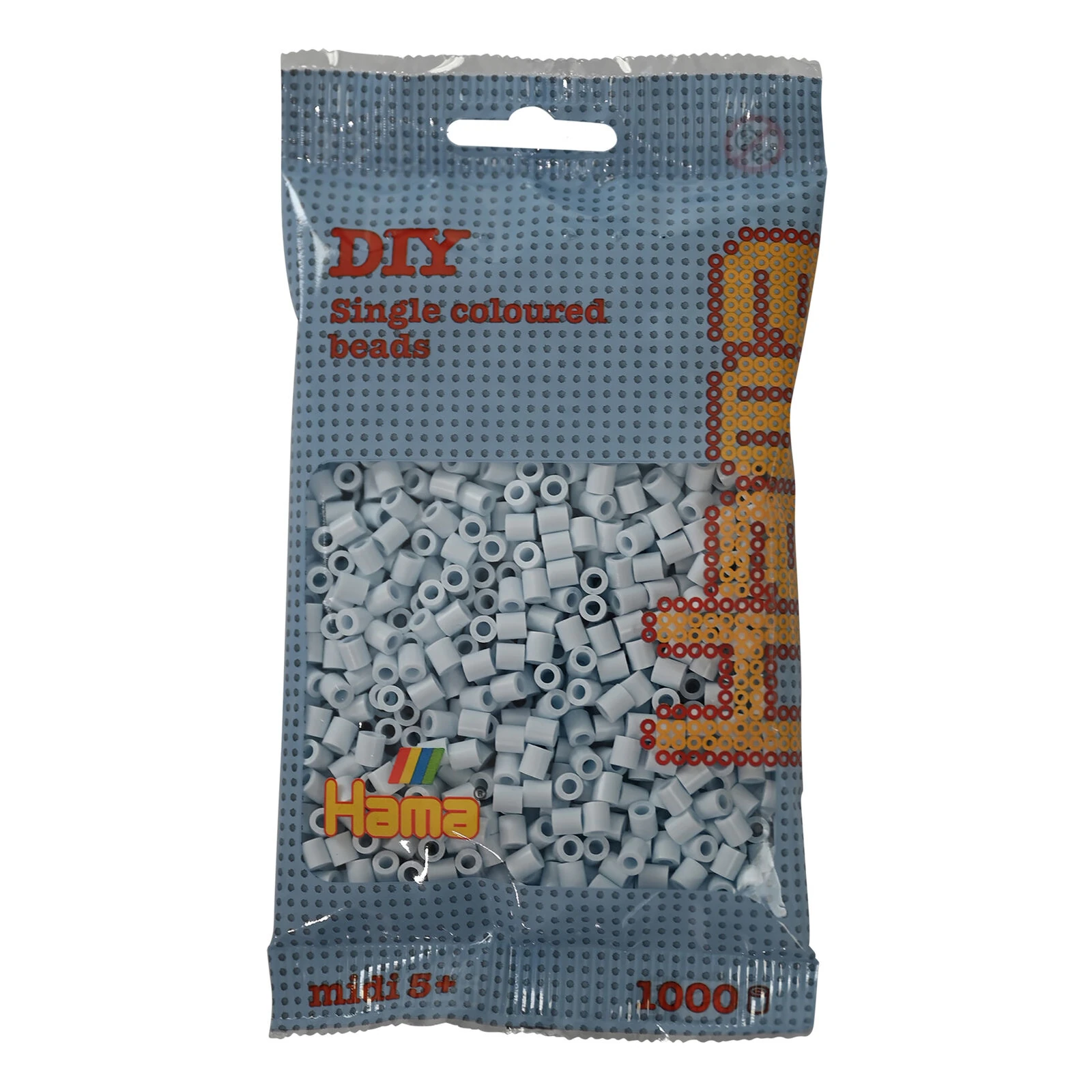 Mărgele MIDI în săculeț - Mărgele de călcat Hama midi albastru gri 1000 buc în punguliță