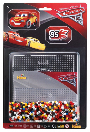 Seturi MIDI in blister - Margele de calcat HAMA MIDI DISNEY CARS 1100 infoliat