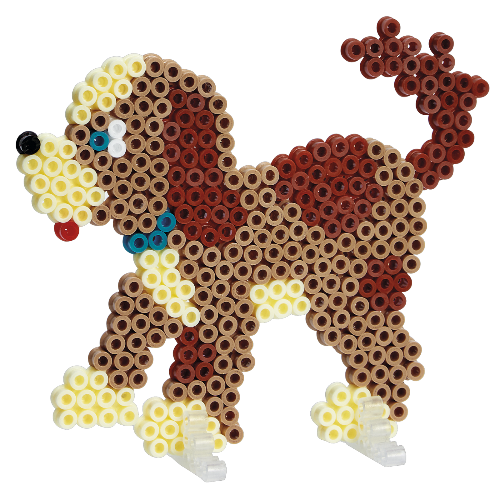 Mărgele de călcat Hama midi roșu maroniu 1000 buc în punguliță [1]