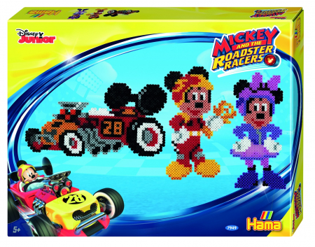 Seturi MIDI in cutie - Margele de calcat HAMA MIDI Mickey Disney 4000 in cutie