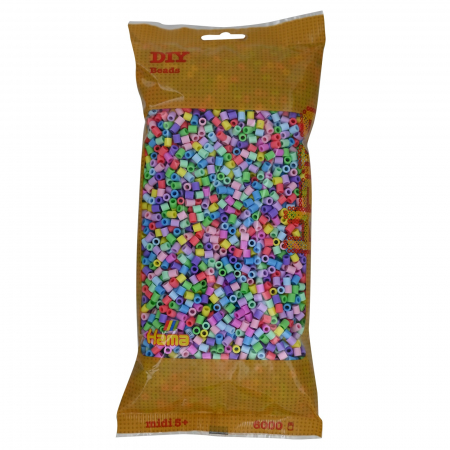 Mărgele HAMA MIDI - Mărgele de călcat HAMA MIDI mix 10 culori pastel