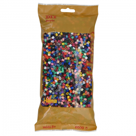 Produse - Mărgele de călcat HAMA MIDI mix de 22 culori