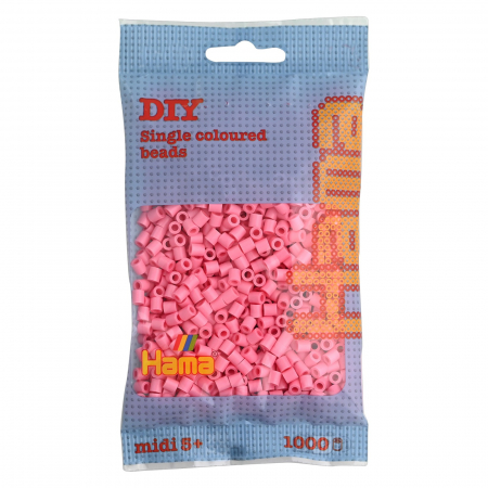 Produse - Mărgele de călcat HAMA MIDI ROZ