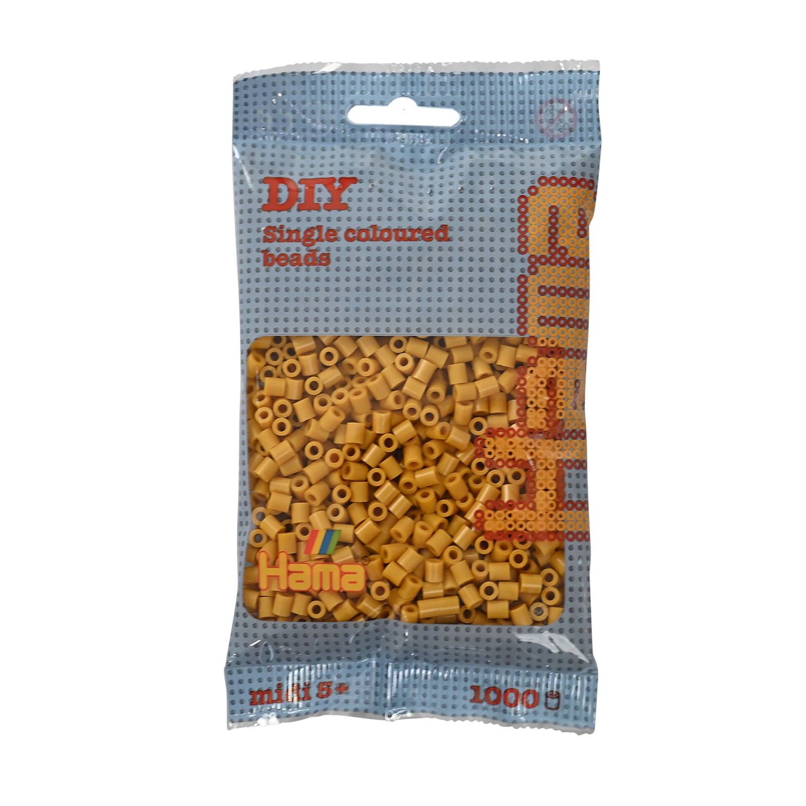 Mărgele MIDI în săculeț - Mărgele de călcat Hama midi muștar 1000 buc în punguliță
