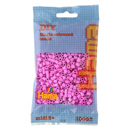 Produse - Mărgele de călcat HAMA MIDI Roz Pastel