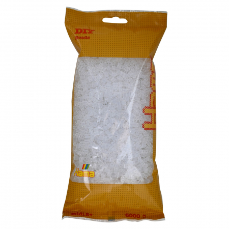 Produse - Mărgele de călcat HAMA MIDI TRANSPARENT