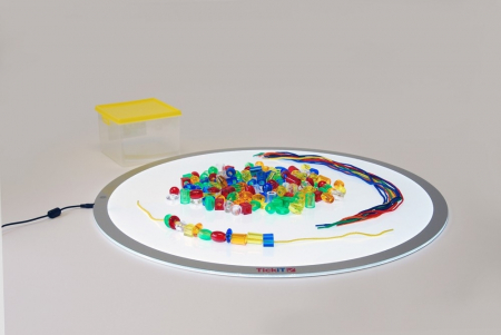 Mărgele transparente mari de înșirat, 192 bucăți, multicolor [3]