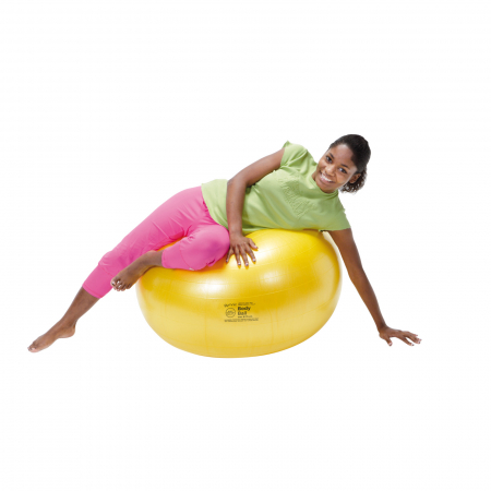 Minge fizioterapeutică Body Ball 75 BRQ - galben [2]