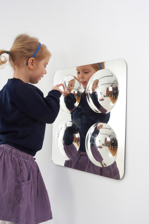 Oglindă acrilică mare cu 4 cupole [3]