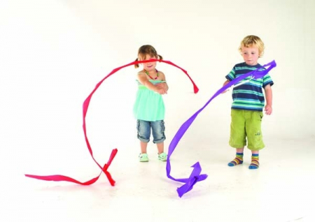 Motricitate grosiera - Panglici de dans, Edx Education, set de 6 bucăți, multicolor