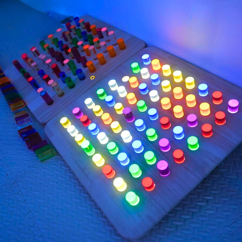 Panou senzorial de perete cu lumini [2]