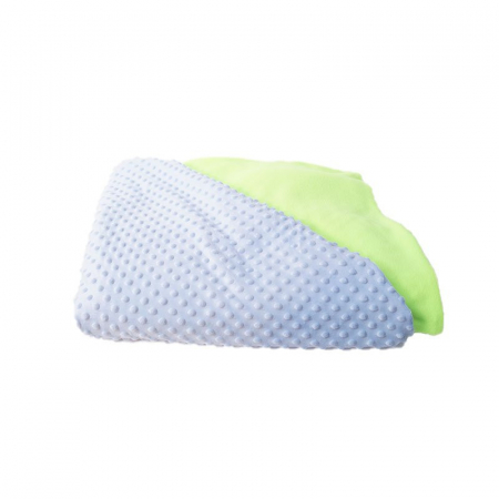 Amenajări camere senzoriale - Pătură ponderată 3 kg, 90 x 100 cm – albastru cu verde