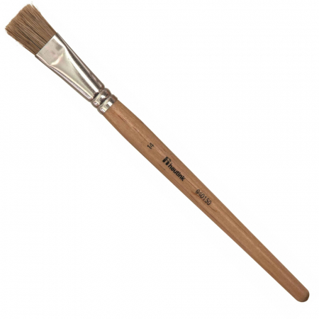 Pensule - Pensule late din păr de porc pentru temperă și ulei, 14 mm