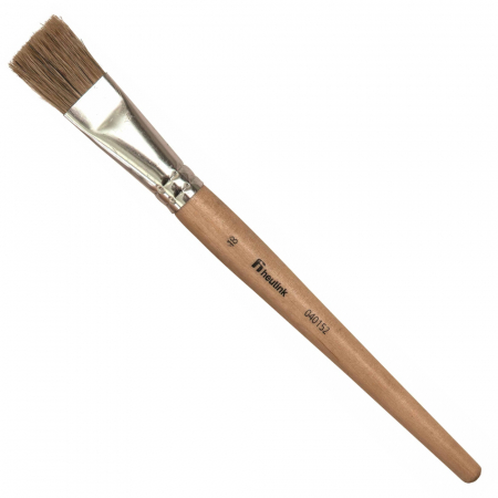 Pensule - Pensule late din păr de porc pentru temperă și ulei, 18 mm
