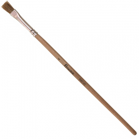 Pensule - Pensule late din păr de porc pentru temperă și ulei, 4 mm