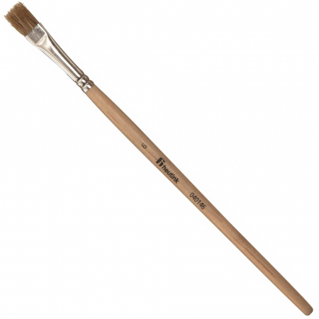 Pensule - Pensule late din păr de porc pentru temperă și ulei, 6 mm