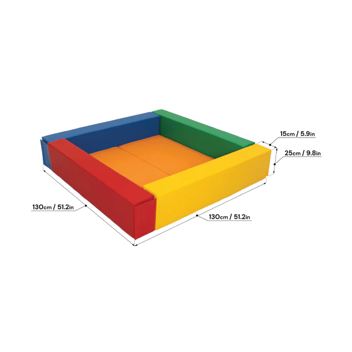 Piscină cu bile - multicolor [5]