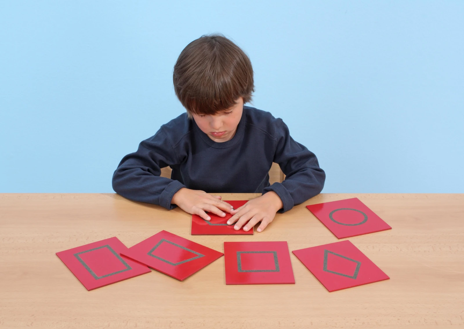 Plăci tactile și tactile în cutie de depozitare - forme geometrice [3]