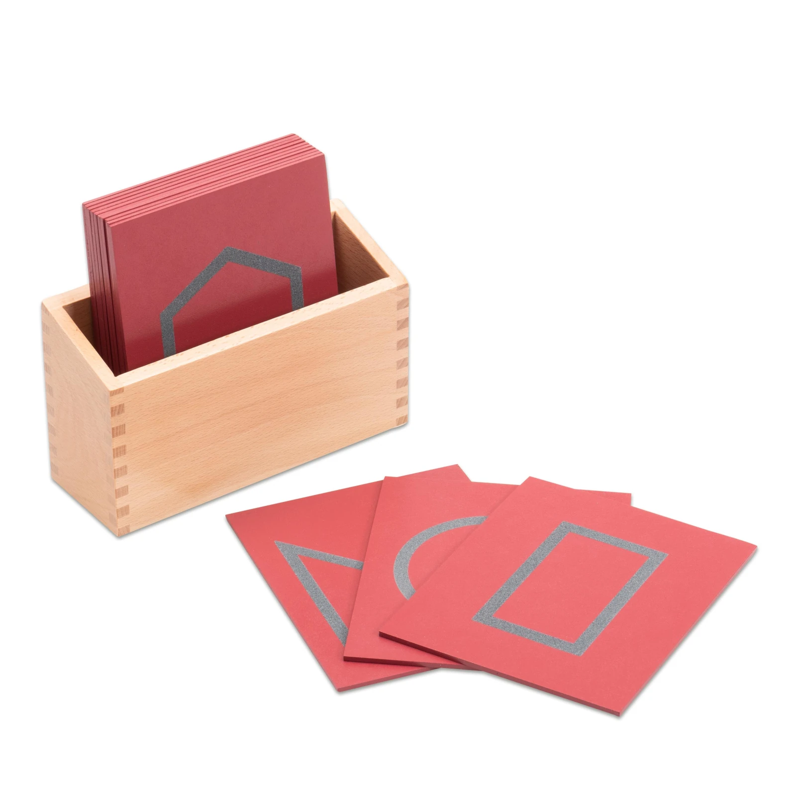 Plăci tactile și tactile în cutie de depozitare - forme geometrice [7]