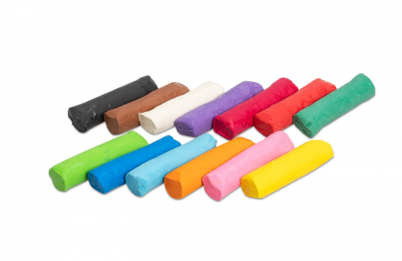 Plastilină 13 culori, în găleată - 1,4 kg