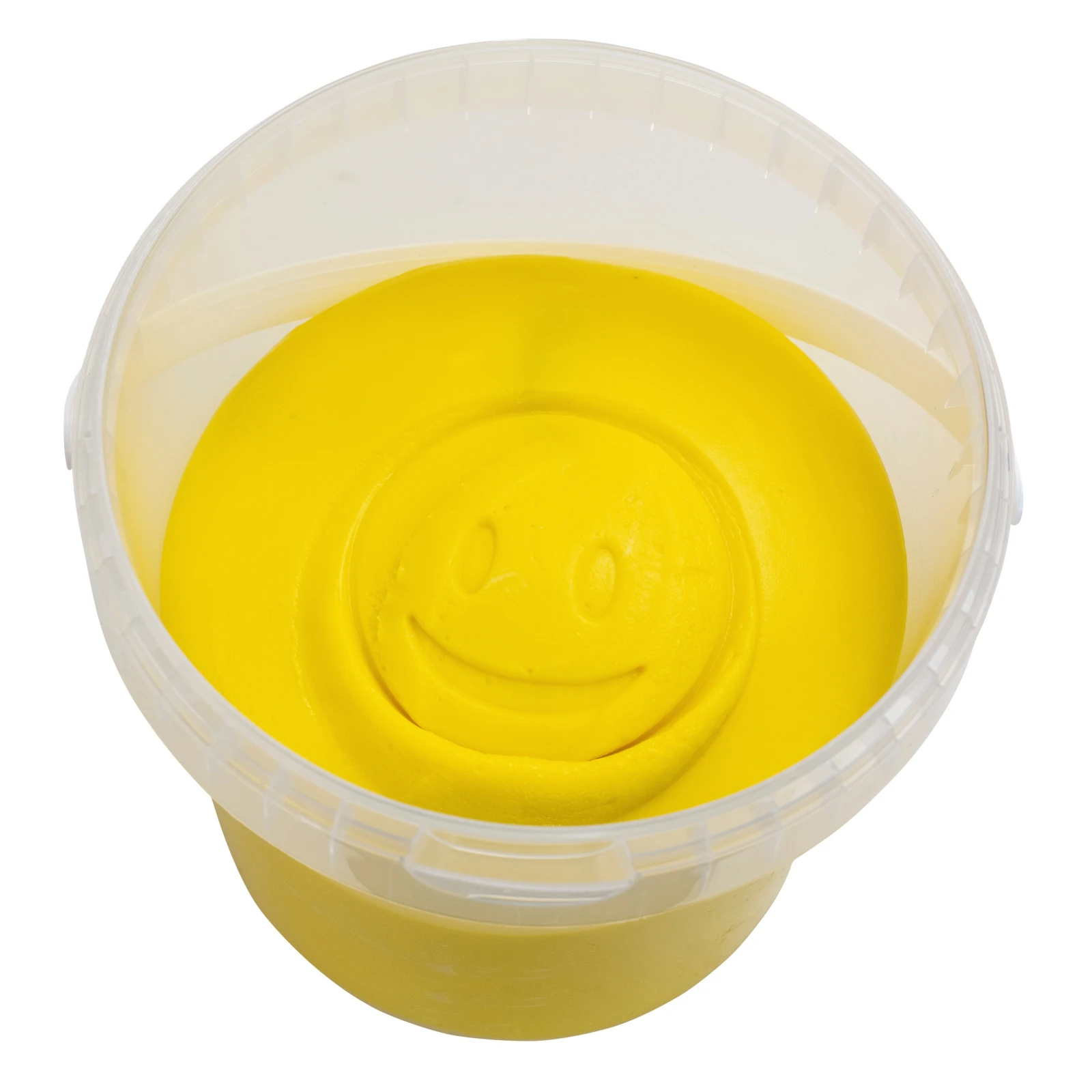 Plastilină moale în găleată, 1 kg - galben [1]