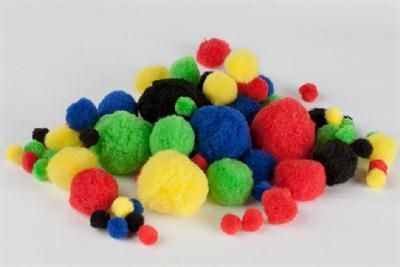 Creativitate - Pom-pom culorile de bază